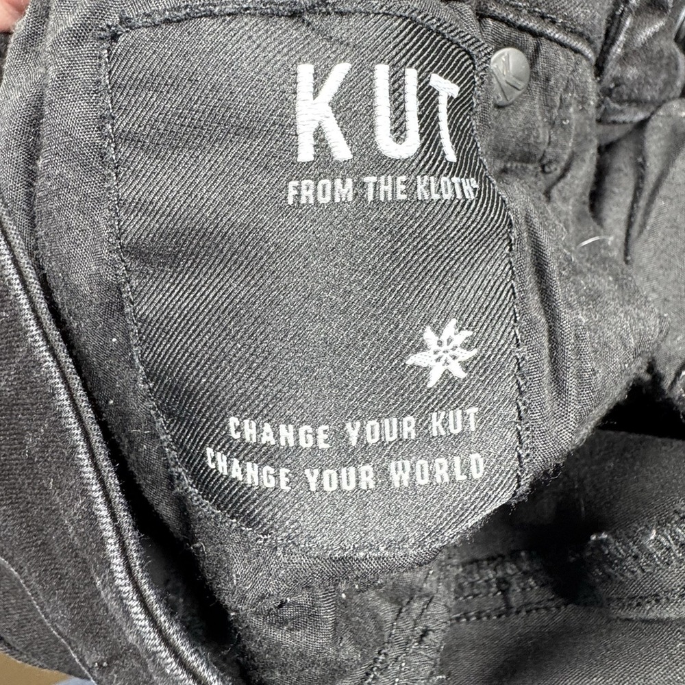 KUT from the Kloth Donna High‎ Waist Ankle Skinny Jeans Black Women's/Juniors 2 - Picture 10 of 11